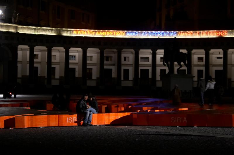 MICHELANGELO PISTOLETTO - Love Differences, Piazza del Plebiscito 2007