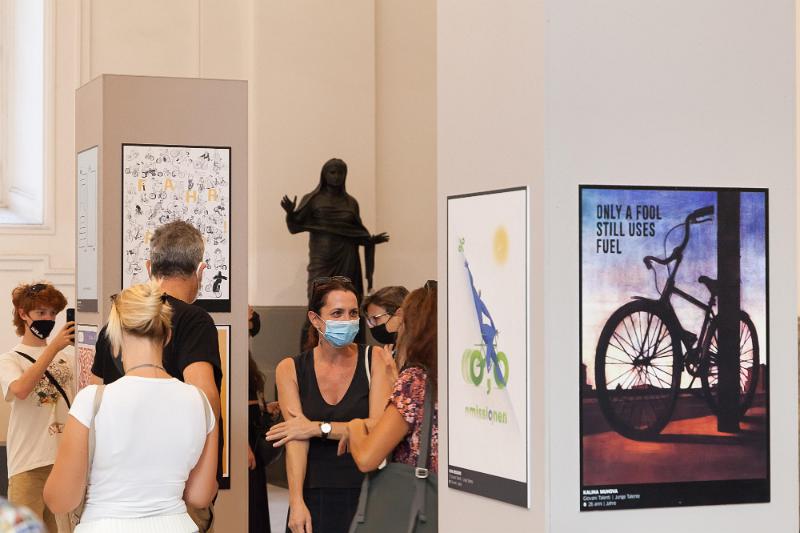 Sai andare in bici? Mostra di grafic design