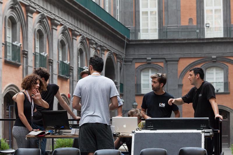 Il paese di chi se ne va - Backstage