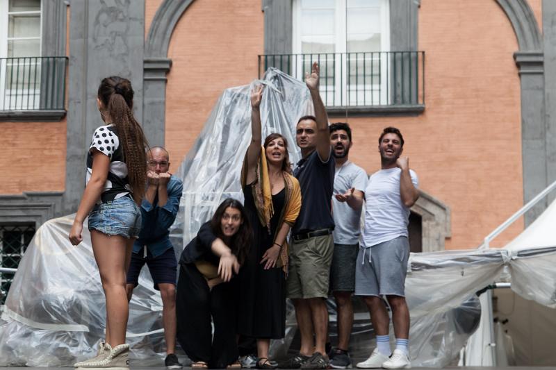 Il paese di chi se ne va - Backstage