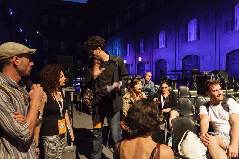 Il paese di chi se ne va - Backstage