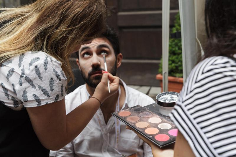 Il paese di chi se ne va - Backstage