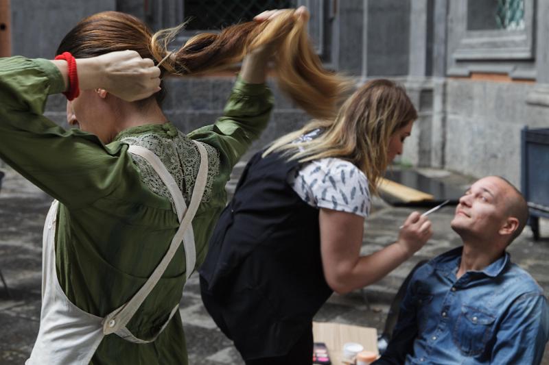 Il paese di chi se ne va - Backstage