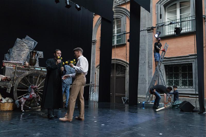 Il paese di chi se ne va - Backstage