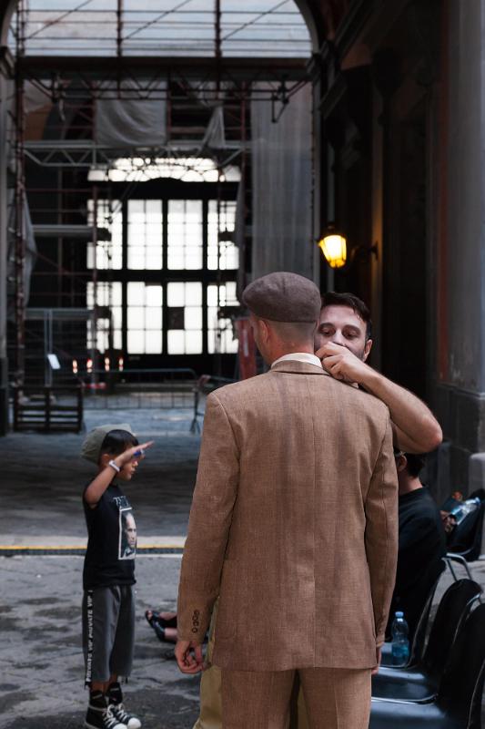 Il paese di chi se ne va - Backstage