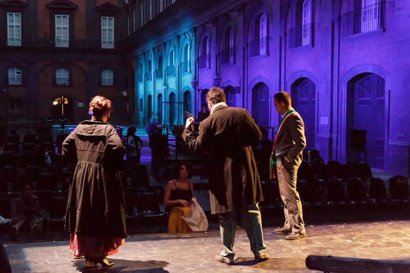 Il paese di chi se ne va - Backstage