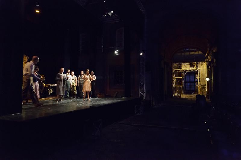 Il paese di chi se ne va - Backstage